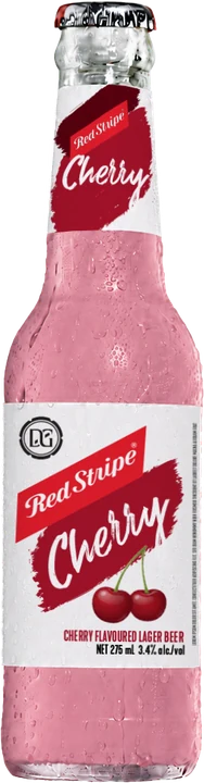 Red Stripe Cherry bottle