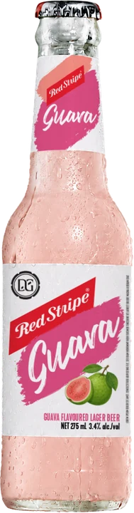 Red Stripe Guava bottle